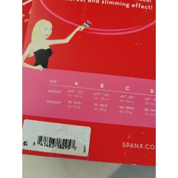 Spanx Sara Blakely All Day Shaping Fishnet Floral Tights Very Black A Stocking B - Picture 4 of 5